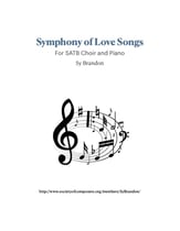 Symphony of Love Songs SATB Vocal Score cover